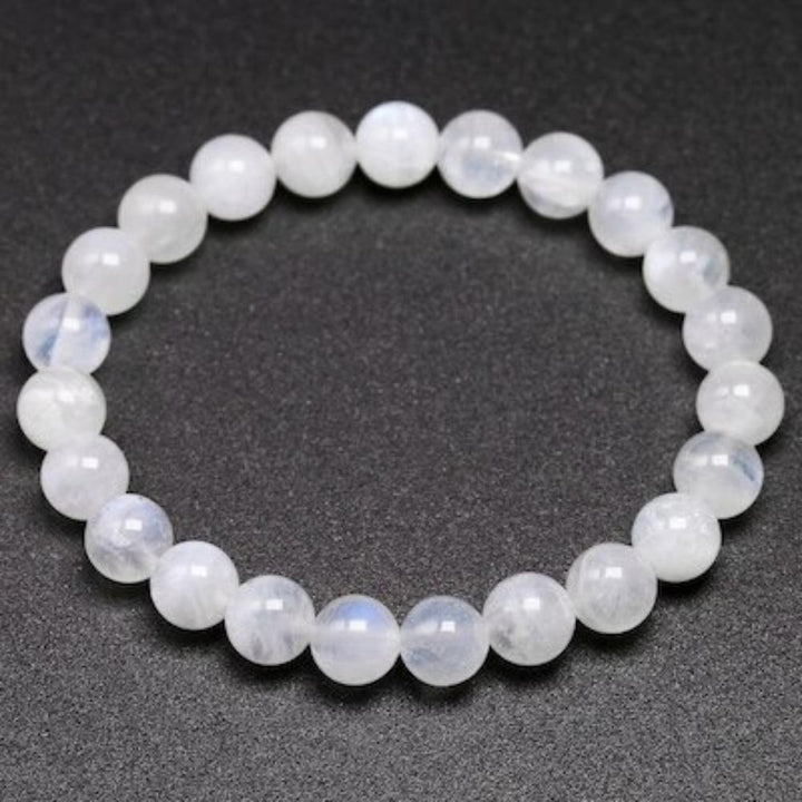 Rainbow Moonstone Bead Bracelet