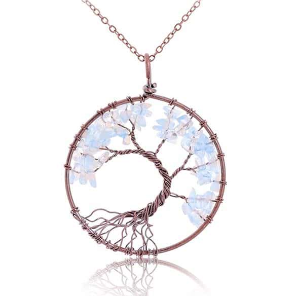 Tree of Life Opalite Necklace