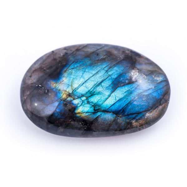 Natural Labradorite Palm Stone