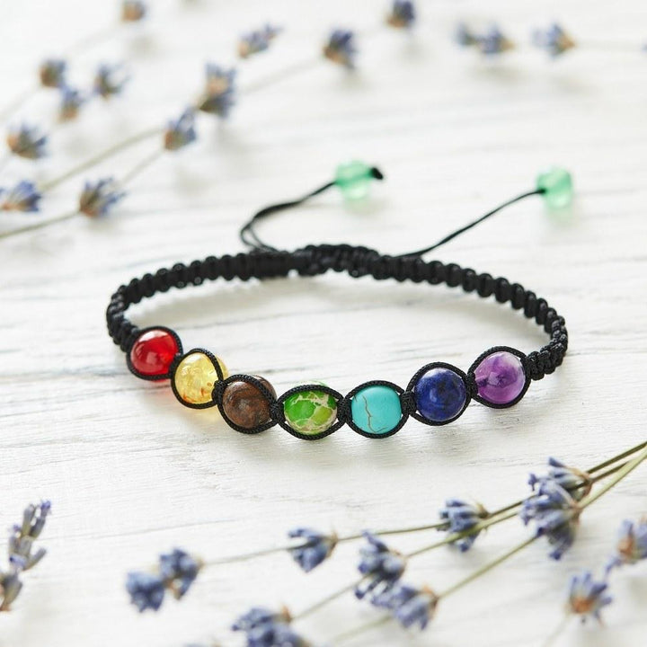 Rainbow Chakra Bead Bracelet