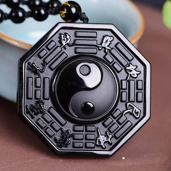 Obsidian Balance Necklace