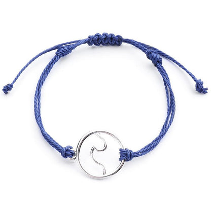 Handmade Ocean Wave Bracelet Blue