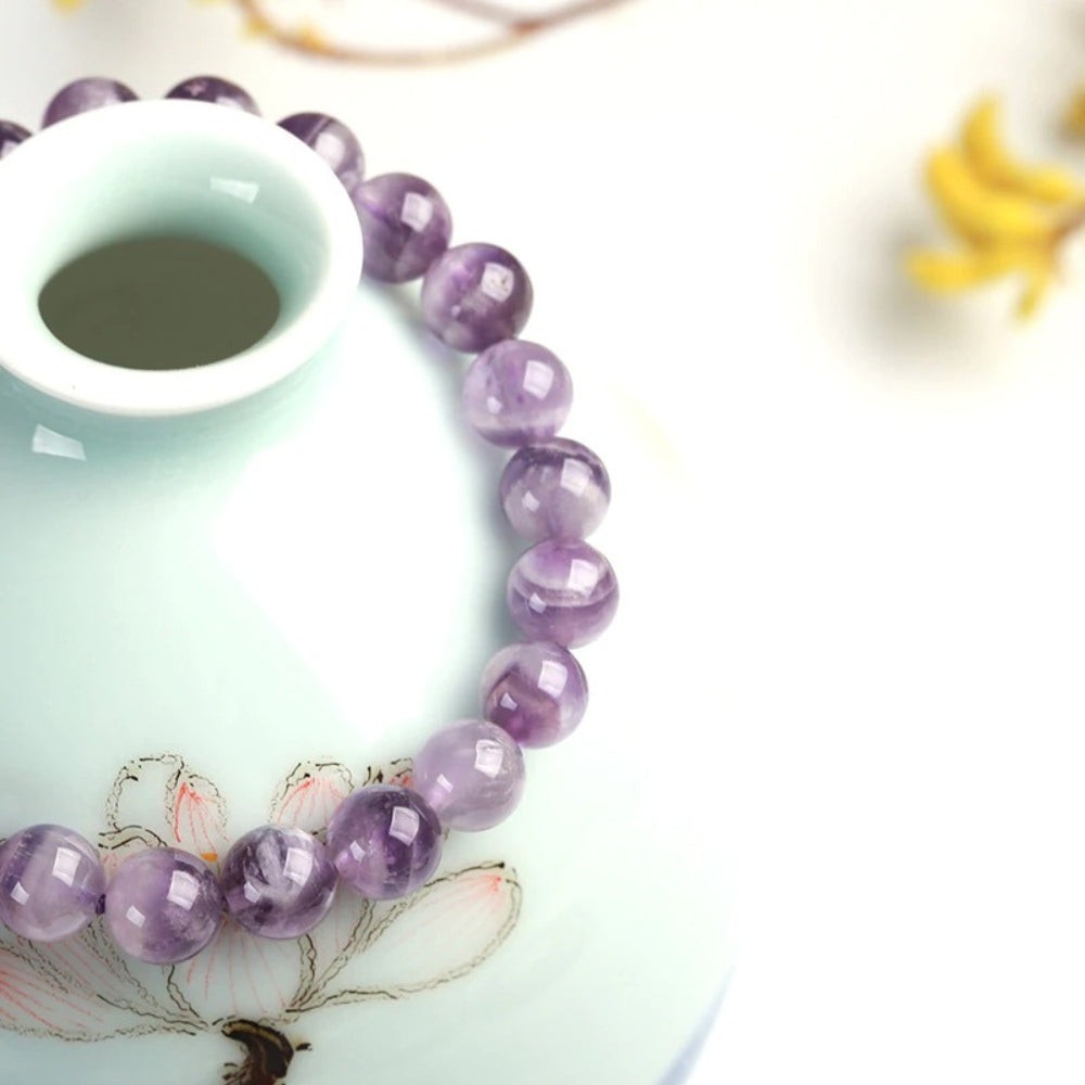 Amethyst Bead Bracelet