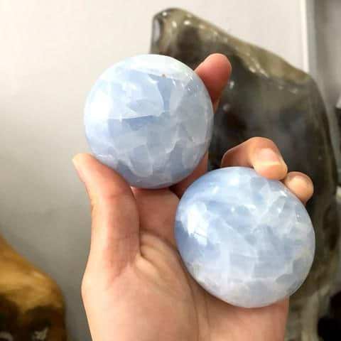 Natural Blue Celestine Crystal