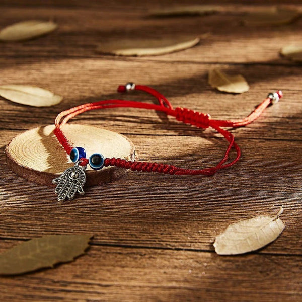 Red string hamsa deals bracelet