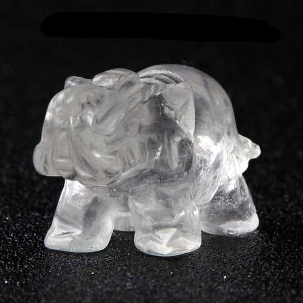 Reiki Elephant Crystal Figurines