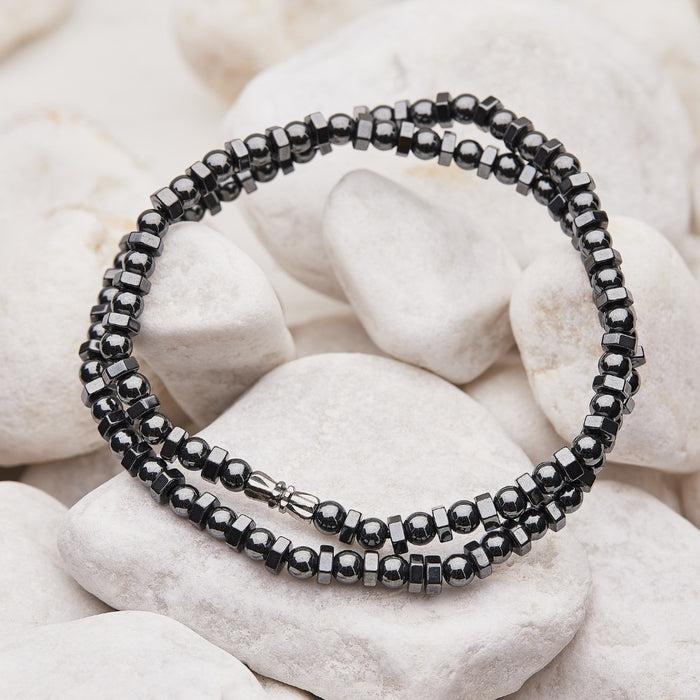 Magnetic Hematite Beaded Energy Necklace