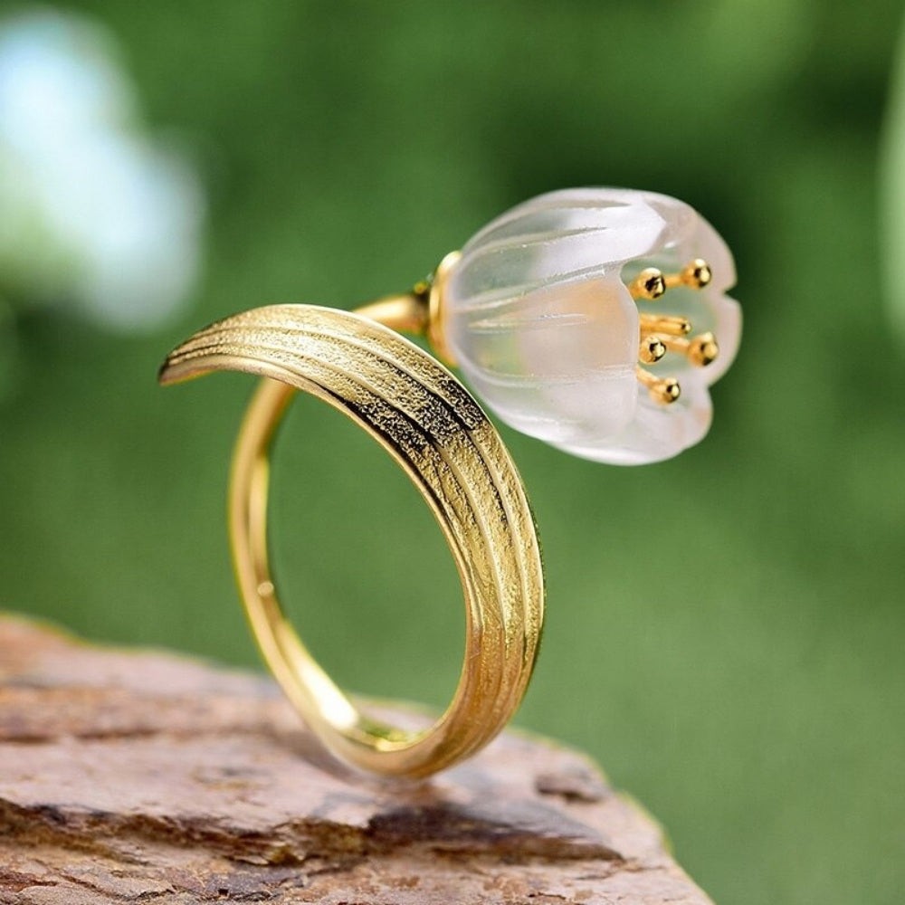 Lily of the Valley Flower Ring