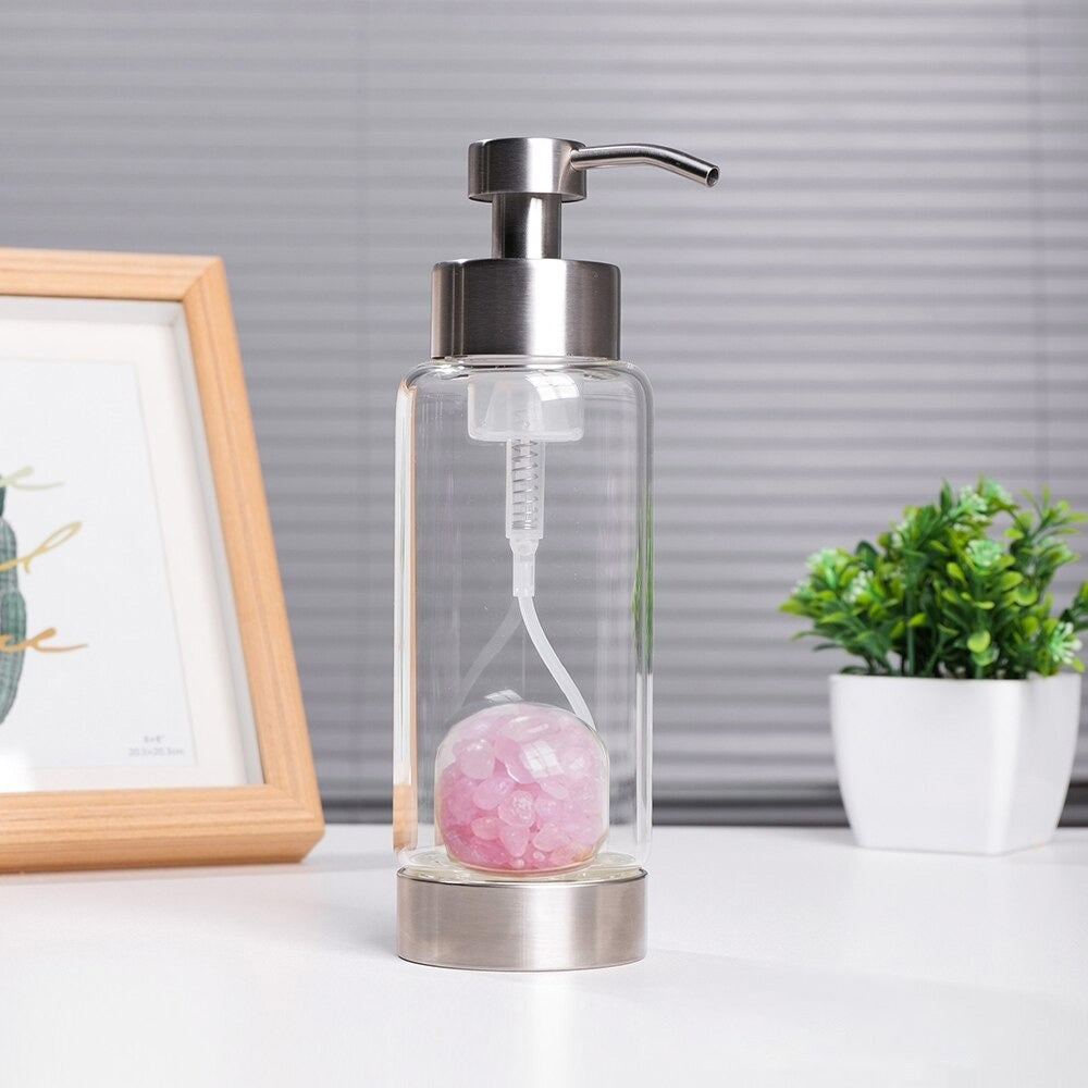 Shampoo and Soap Crystal Bottle Dispenser