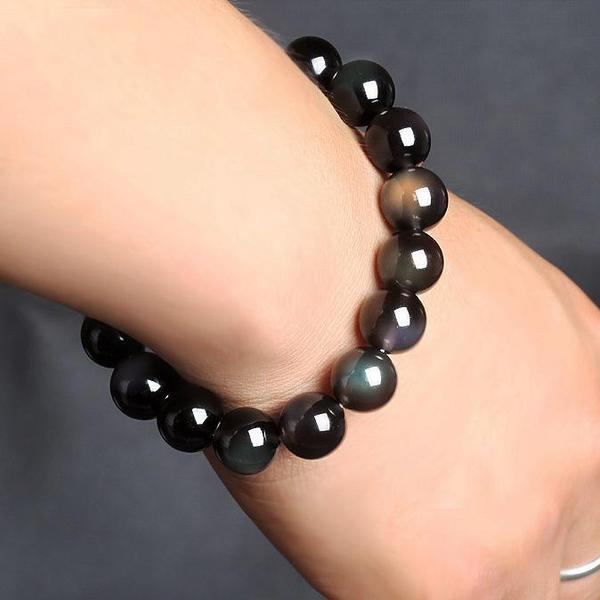 Spiritual Obsidian Bracelet 2024 Layering Style Bead by Taormina Jewelry