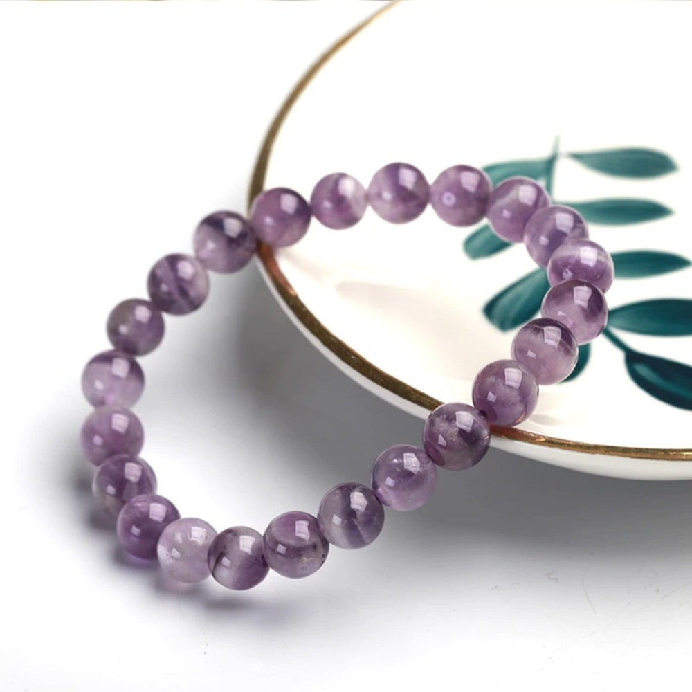 Amethyst Bead Bracelet