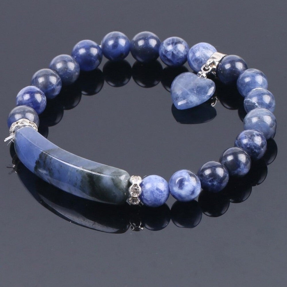 Blue Sodalite Crystal Bracelet