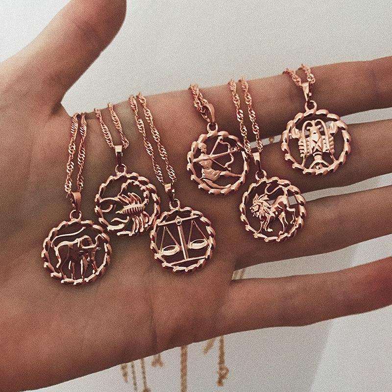 Bohemian Zodiac Sign Necklace