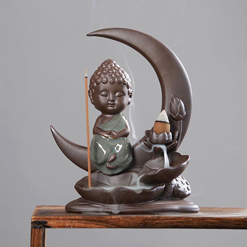 Buddha Waterfall Backflow Incense Burner