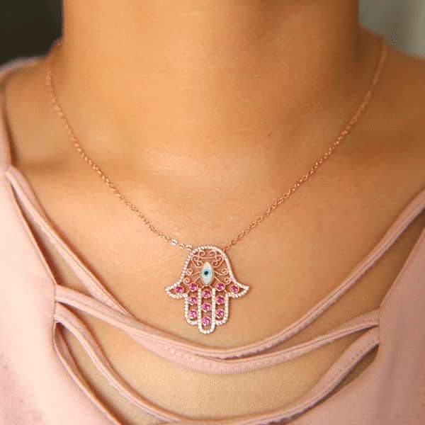 Hamsa Necklace Pendant