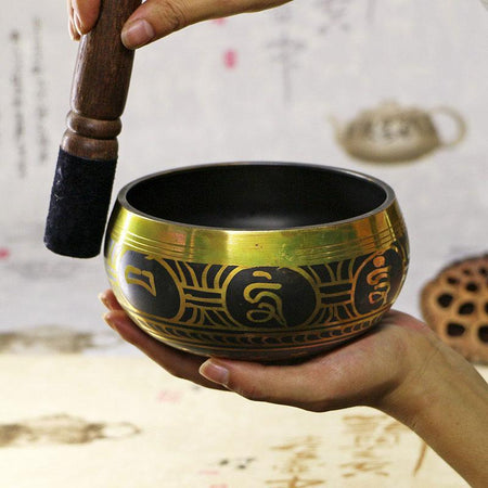 Sanskrit Buddha Singing Bowl