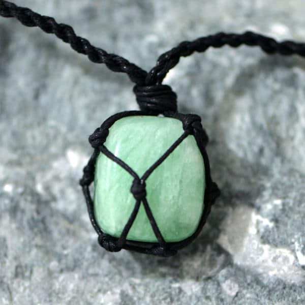 Crystal Green Aventurine Money Necklace