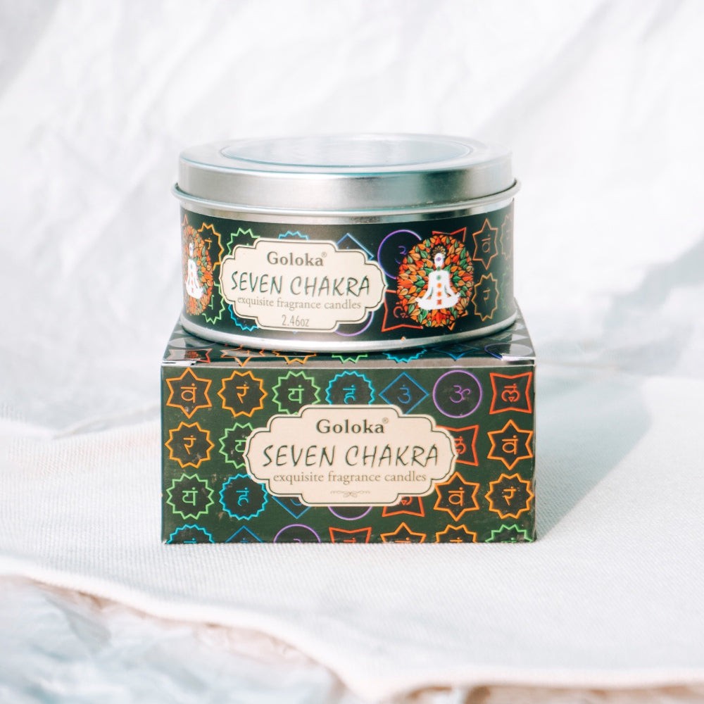 Seven Chakra Scented Travel Tin Candle