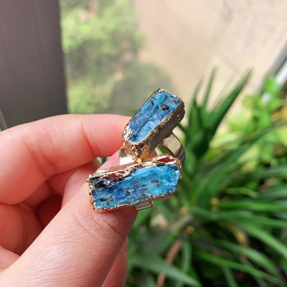 Natural Blue Kyanite Rings