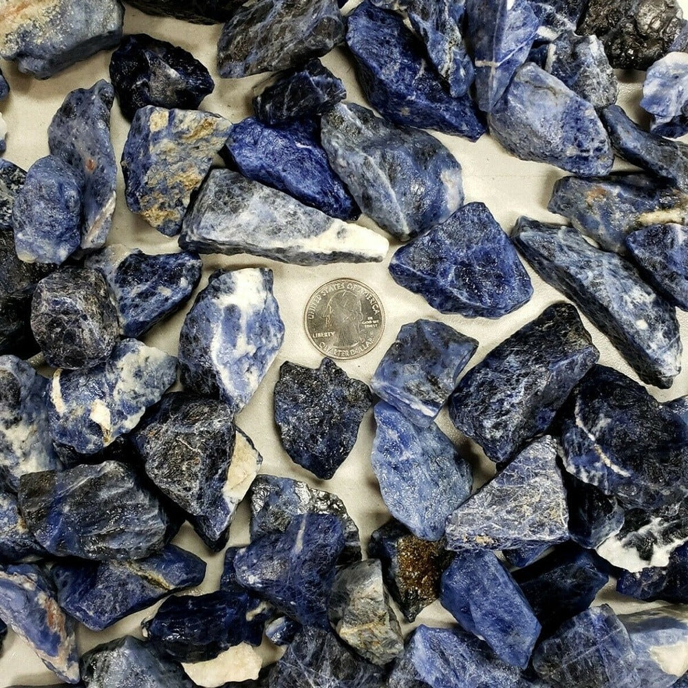 Raw Natural Blue Sodalite Stones – MindfulSouls