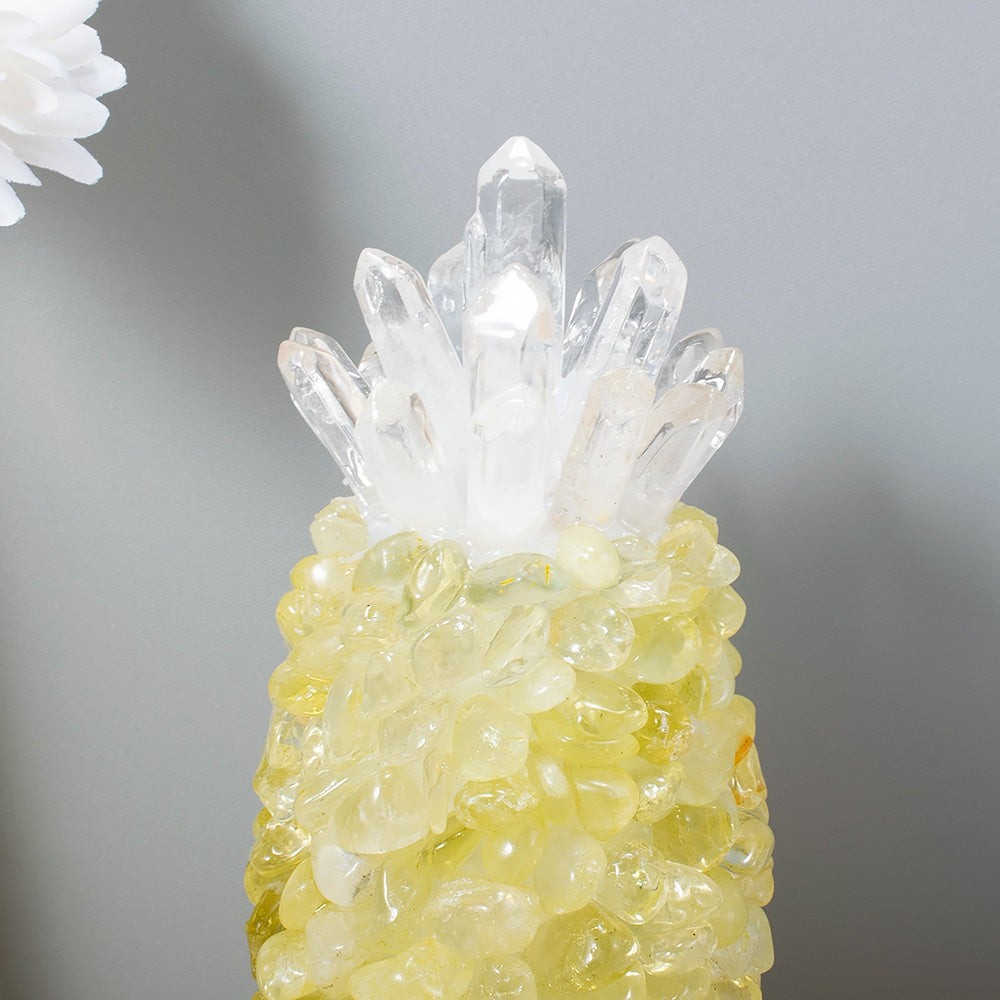 Natural Citrine Crystal Lamp
