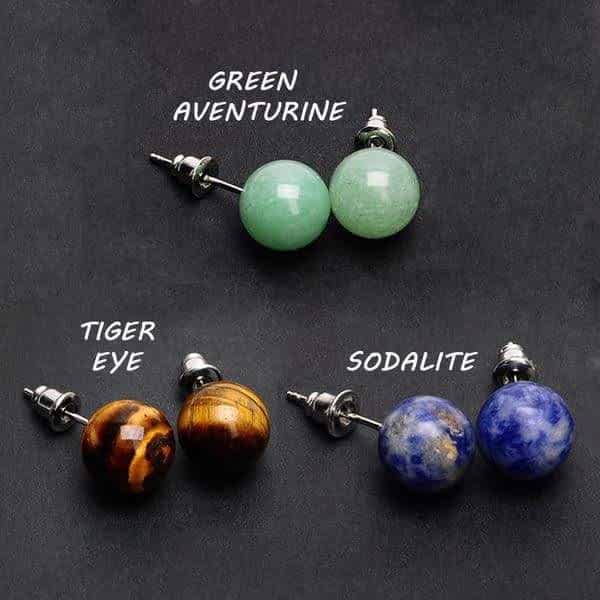 Free Spirit Gemstone Stud Earrings