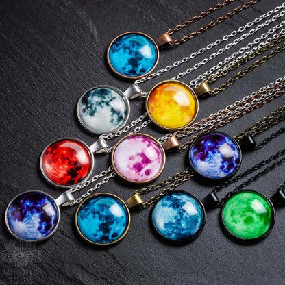 Glowing Full Moon Necklaces
