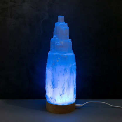 XXL Giant Selenite Crystal Lamp