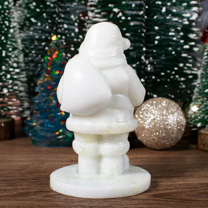 Natural Gemstone Santa Claus Figurine