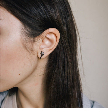 Moonstone Crystal Earrings