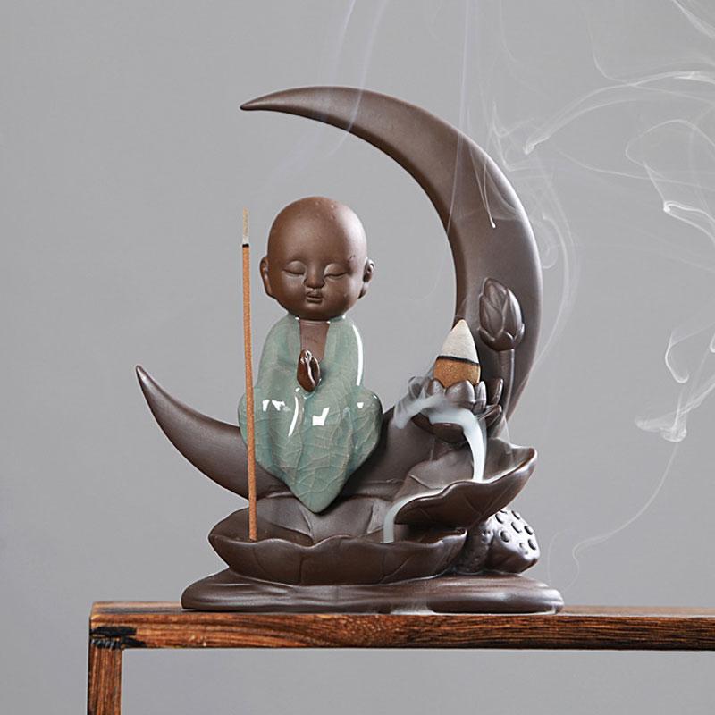 Buddha Waterfall Backflow Incense Burner