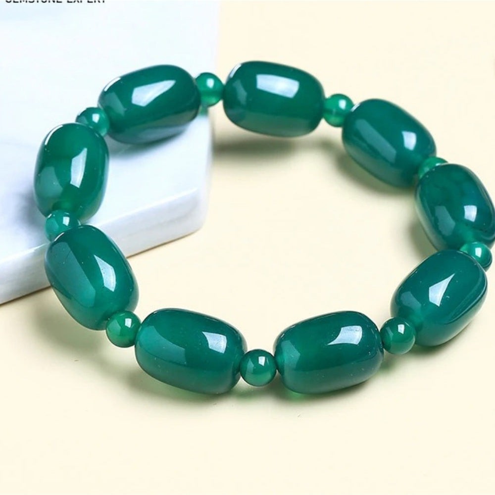 Green Agate Gentle Natural Gemstone Bracelet