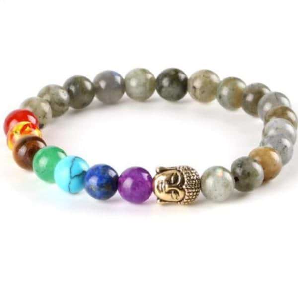 Labradorite 7 Chakra Bracelet