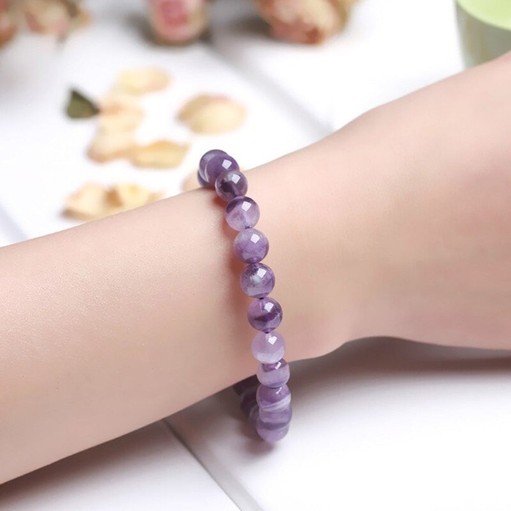 Amethyst Bead Bracelet