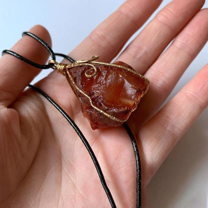 Sunset Carnelian Stone Necklace