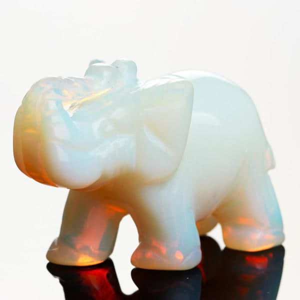 Reiki Elephant Crystal Figurines