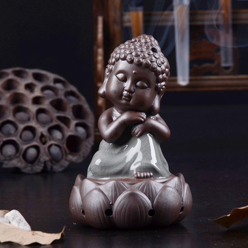 Lotus Buddha Incense Burner