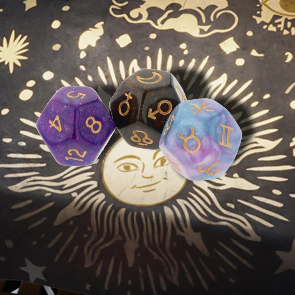 Astrology Dice Set