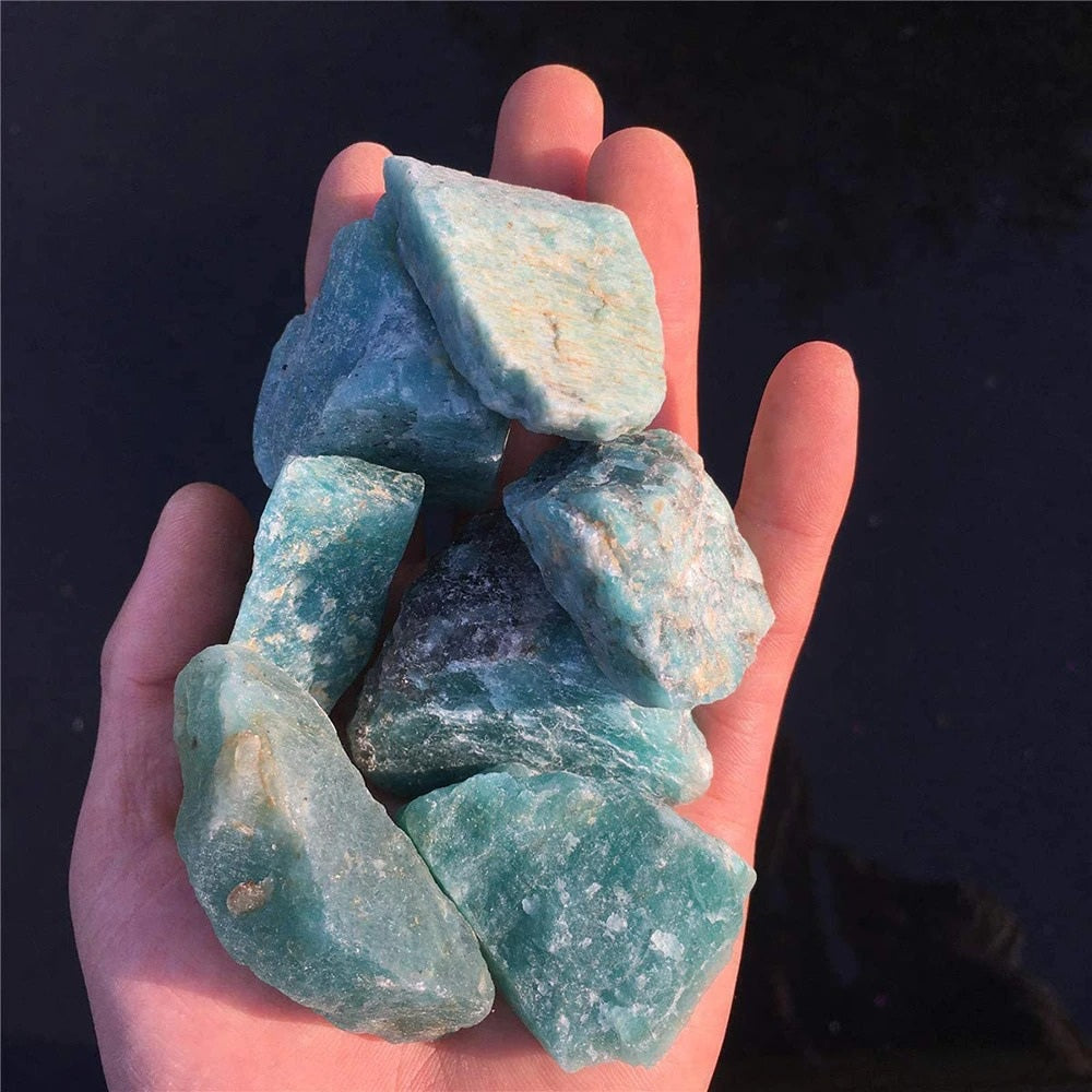 Raw Natural Amazonite Stones – MindfulSouls