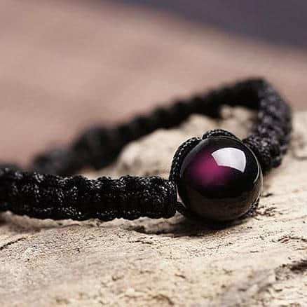 Gold Sheen Obsidian Bracelet for Sale