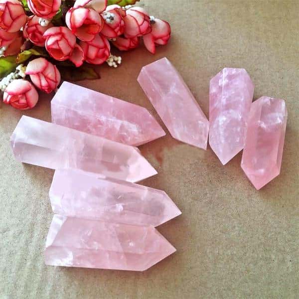Rose Quartz Healing Crystal Cluster
