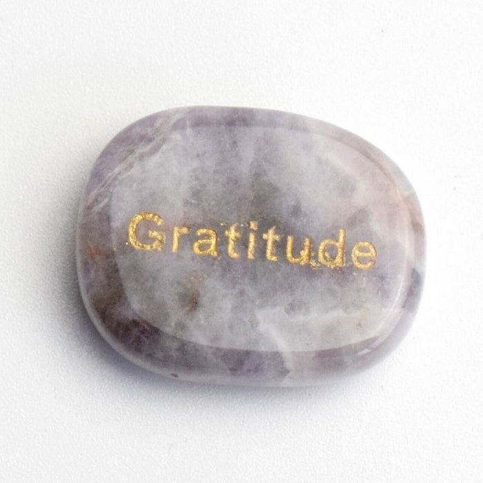 Gratitude Natural Palm Stone