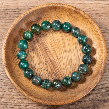 Green Emerald Bead Bracelet
