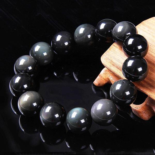 Anti-stress Rainbow Obsidian Bracelet