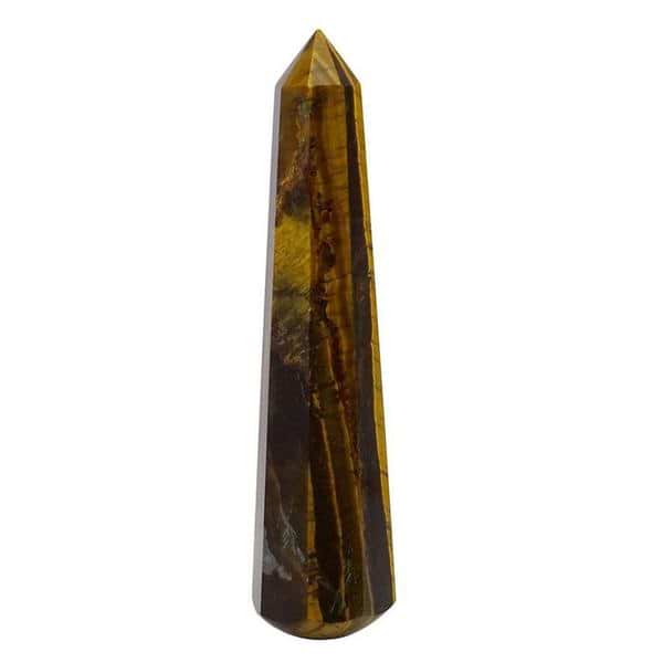 Natural Tiger's Eye Crystal Wand