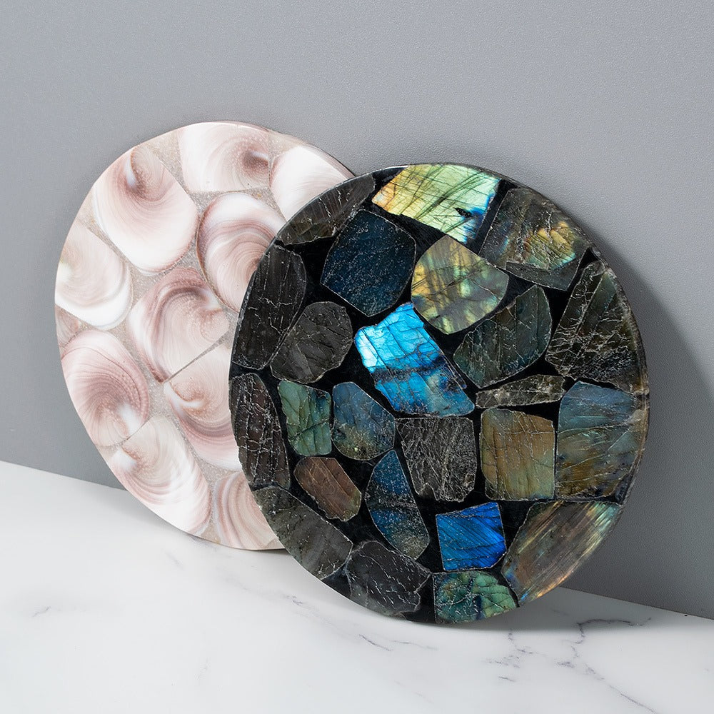 Labradorite Crystal Coaster