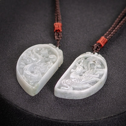 Crystal Jade Couple Matching Necklaces – MindfulSouls