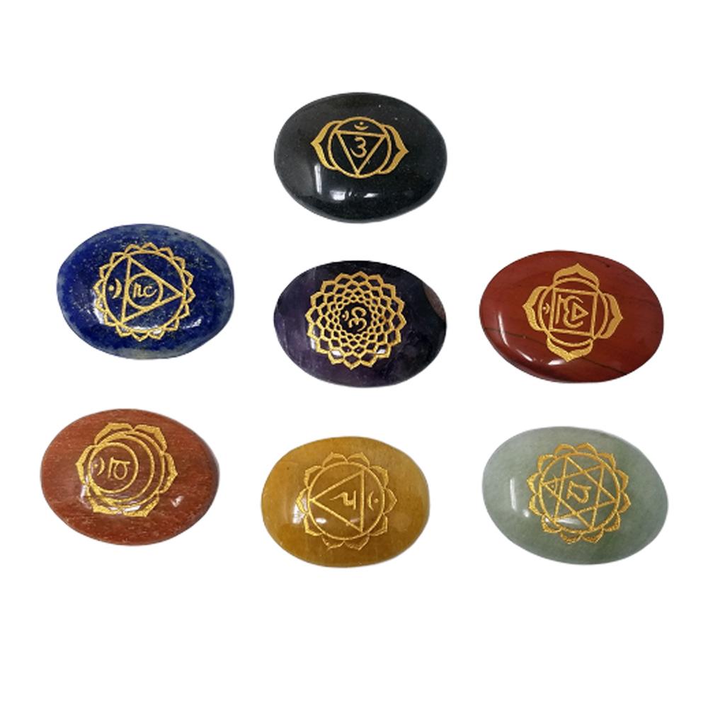 7 Chakra Gemstones Collection Set