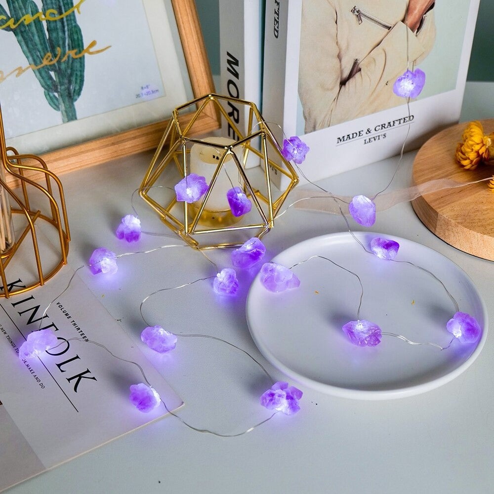 Natural Gemstone Festive String Light Decoration – MindfulSouls