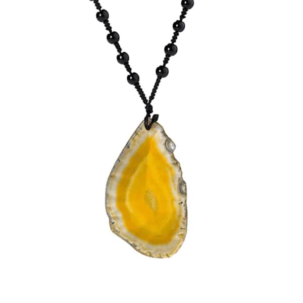 Agate Slice Necklace